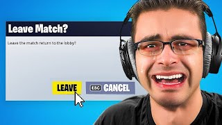 I Made Nick Eh 30 Rage Quit Fortnite [upl. by Ataynik489]