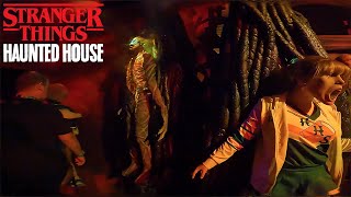 Stranger Things Haunted House 2023  Universal Studios Hollywood [upl. by Esirrehc]