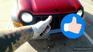 AUXITO 9007 LED Headlight Install  Jeep Liberty DIY [upl. by Kara-Lynn447]