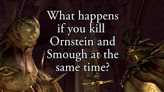 Dark Souls  What happens if you kill Ornstein and Smough at the same time [upl. by Odnumyer515]