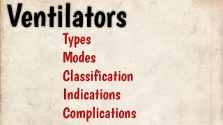 ventilators types modes uses classification indications complications Notes explanation [upl. by Grethel774]