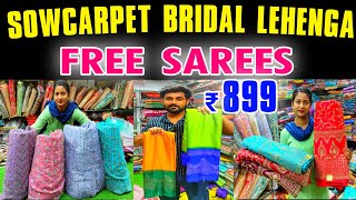 Cheap Best Lehenga Shop in Sowcarpet Wholesale Price Lehenga Shop in Sowcarpet 1pcs Courier online [upl. by Theodosia]