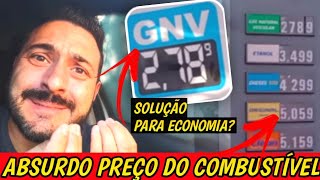 ABSURDO PREÇO DO COMBUSTÍVEL GNV É A SOLUÇÃO PARA CONTINUAR TRABALHANDO COMO MOTORISTA APLICATIVO [upl. by Cirderf]