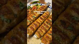 Turkish Adana Kebab kabab kababrecipe ytstudio recipe adanakabab decentideas food shorts [upl. by Samuele]