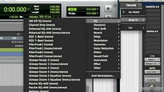 Tech Tip How to add a plugin in Pro Tools [upl. by Azmuh]