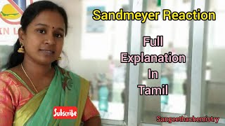 Sandmeyer Reaction and its mechanism Full explanation in Tamil crack the Neet [upl. by Killy628]