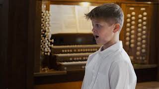 English Boy Treble Freddie Simpson 12yr sings Sweet Was The Song Chilcott [upl. by Pascha]