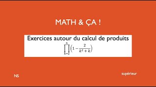 Exercices autour du calcul de produits [upl. by Sunda]