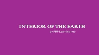 Interior of the Earth part 3  geography [upl. by Cirdor]