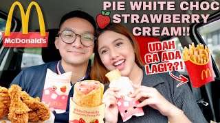 DRIVE THRU PIE MCD WHITE CHOCO STRAWBERRY TERBARU BARENG SUAMI Pie Terenak [upl. by Bessy]