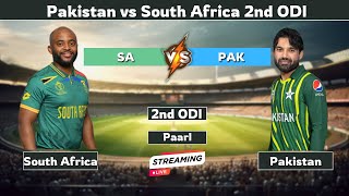 Pakistan vs South Africa 2nd ODI PAK vs SA 2024 Match Live Cricket 2 [upl. by Steinke]