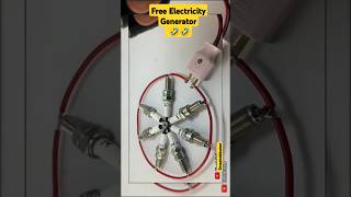 Free Electricity Generator shorts experiment outofmind funny [upl. by Rockefeller]