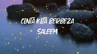 CINTA KITA BERBEZA  BEDA  SALEEM KARAOKE [upl. by Khanna327]