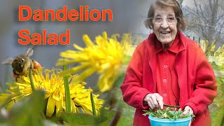 Great Depression Cooking  Dandelion Salad [upl. by Beauvais]