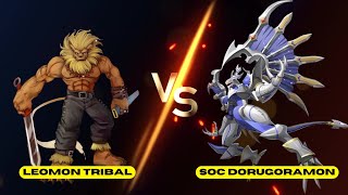 EX7 The Roar of the Lions Leomon Tribal VS SOC Dorugoramon [upl. by Aneeroc]