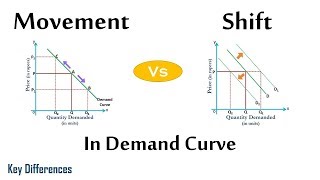 Movement Vs Shift in Demand Curve Difference between them with examples amp comparison chart [upl. by Letsou]