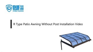 The New Installation Video Of Balcony Awninghome canopy awning [upl. by Nylaf]