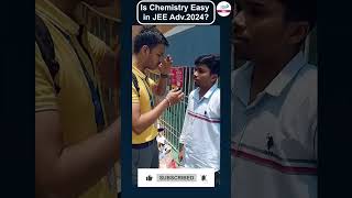 Which Subject is easy in JEE Advanced 2024 Exam  Shorts  JEEStudentReaction  JEE2024 [upl. by Appel]