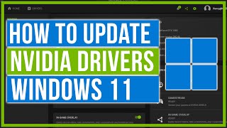 How To Update NVIDIA Graphics Card Drivers On Windows 11 [upl. by Annasoh]