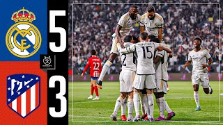 Real Madrid 53 Atlético de Madrid  HIGHLIGHTS  Spanish Super Cup [upl. by Nevanod470]