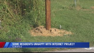 Elberfeld residents unhappy with damage from internet project [upl. by Morville326]