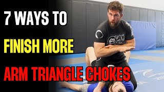 7 Ways to Finish Arm Triangle Chokes Like a Black Belt in BJJ [upl. by Stacie]