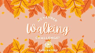 Learn About Our 30Day Walking Challenge [upl. by Novhaj]