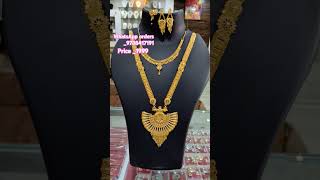 Bridal jewellery set combo shortsfeed jewellery youtube onegram forming [upl. by Marius992]