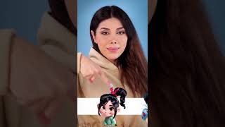 Disney Hair tutorial vanellope von schweetz hairstyle From wreck it ralph  sugar rush princess [upl. by Ancier]