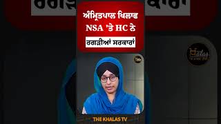 ਅੰਮ੍ਰਿਤਪਾਲ ਖਿਲਾਫ NSA ਤੇ HC ਨੇ ਰਗੜੀਆਂ ਸਰਕਾਰਾਂ PunjabHaryanaHighCourt PunjabGovernment NSA [upl. by Lesoj]