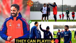 🚨RUBEN AMORIMS FIRST TRAINING SESSION IS THIS THE TURNING POINT FOR MANCHESTER UNITED🔥 [upl. by Kokoruda]