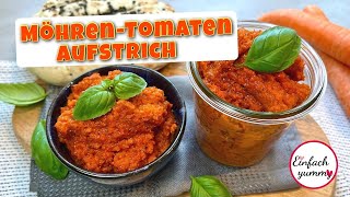 Möhren Tomaten Aufstrich 🥕🍅 Brotaufstrich Dip Thermomix® TM6 [upl. by Llednov]