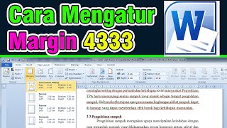 Cara Mengatur Margin 4333 Microsoft Word microsoftword [upl. by Guthry657]