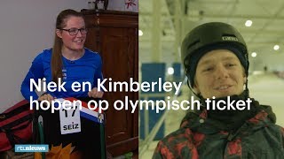 Niek en Kimberley hopen op olympisch ticket ‘Ik moet een plekje stijgen’  RTL NIEUWS [upl. by Derdle]