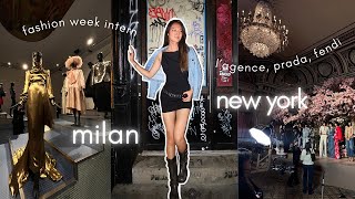 I snuck into milan amp new york fashion week  life in college [upl. by Hoshi232]