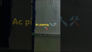 AC pipeing technician short shorts shortvideo acinstallation airconditioner automobile Tech [upl. by Urita714]