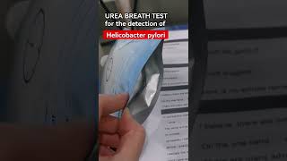 Urea breath test for Helicobacter pylori detection laboratory mls cls medtechstudent mlt [upl. by Leggat]