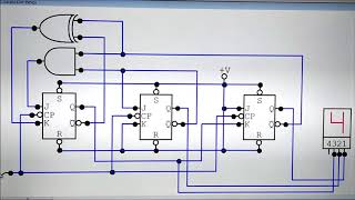 Sistemas digitais  Aula 66  Circuitos JK  Análise reversa de contadores síncronos JK [upl. by Namad471]