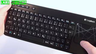 Lars Reviews  Logitech K400r Wireless Touch Keyboard HD English [upl. by Doherty]