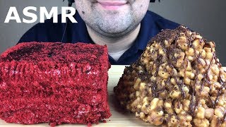 ASMR RED VELVET CAKE amp COOKIES CARAMEL CAKE WITH CHOCOLATE Eating Sounds Mukbang NO TALKING [upl. by Lemieux]