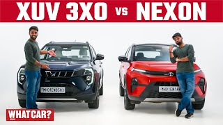 TATA NEXON VS MAHINDRA XUV 3XO  Best Diesel SUV in 2024  WhatCarIndia [upl. by Pernell]