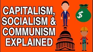 CAPITALISM SOCIALISM amp COMMUNISM EXPLAINED SIMPLY [upl. by Anayd]