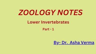 ZOOLOGY NOTES [upl. by Enomyar256]