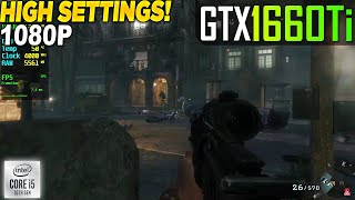 Call of Duty Black Ops 1 GTX 1660 Tİ  1080p High [upl. by Virg124]