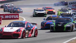 KohR Motorsports Ford Mustang GT4 59 at Laguna Seca 2018 [upl. by Nadeen854]