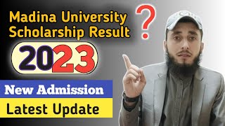 Madina University Scholarship Result 2023  New Admission Update [upl. by Justino579]