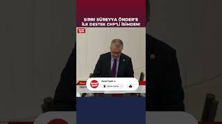 CHPden Sırrı Süreyya Öndere İlk Destek Geldi [upl. by Adnilemre910]