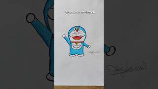 Doremon art work art drawing shortsfeed trendingshort viralshort ytshort [upl. by Enetsirk]