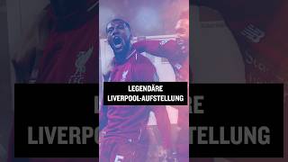 Legendäre Aufstellung Liverpools Wunder von Anfield gegen Barcelona shorts [upl. by Dressel]