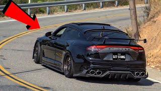 FAST KIA STINGER  POV DRIVE CANYON RUN LOUD EXHAUST [upl. by Acisse796]